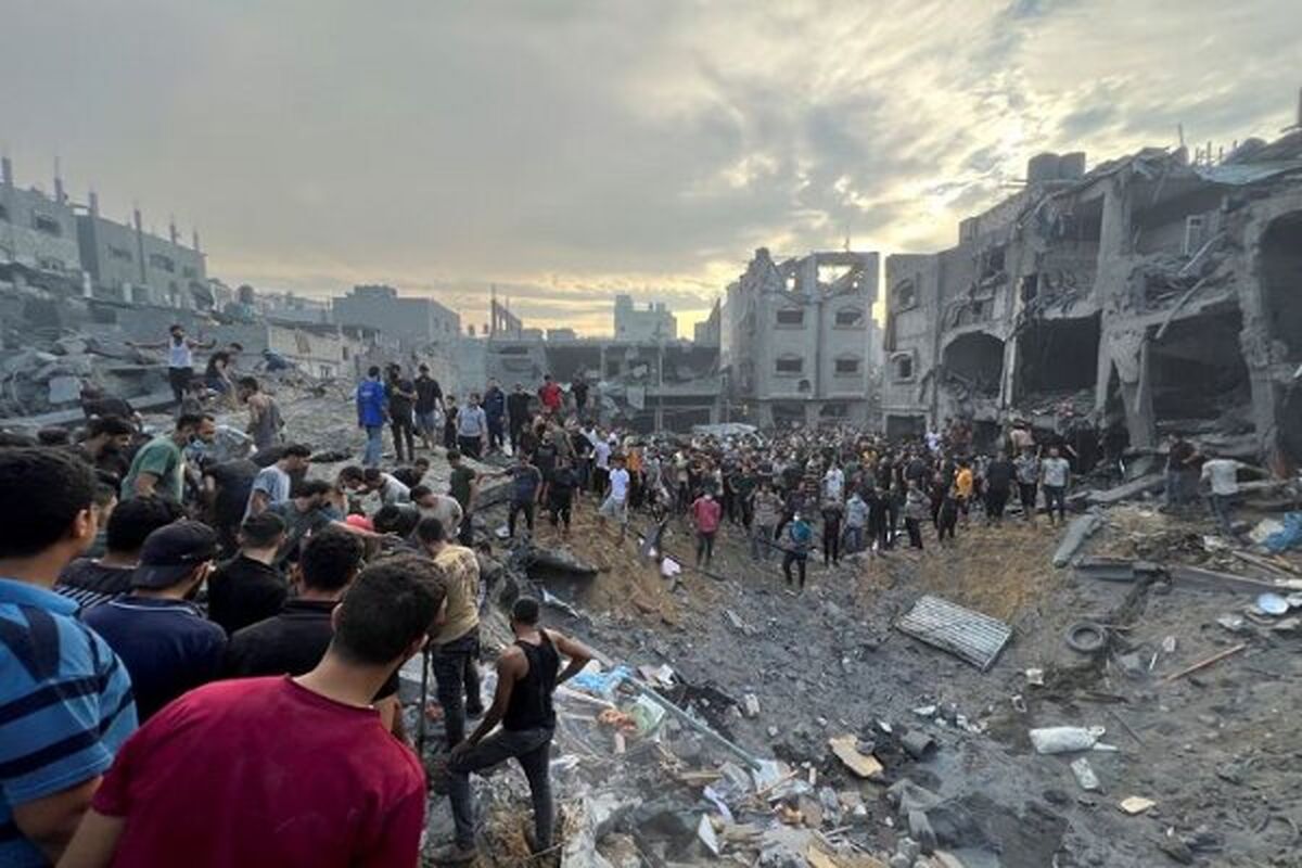 شهادت ۱۲ فلسطینی در حمله اشغالگران به اردوگاه‌ آوارگان در خان‌یونس