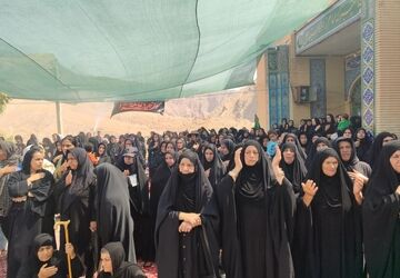 مراسم جاماندگان اربعین حسینی 