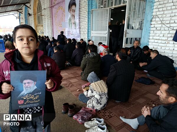  دانش‌آموزان و فرهنگیان بهار برای حمایت از فلسطین و کودکان‌میناب