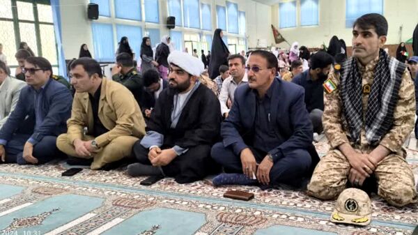 حضور پرشور دانش‌آموزان شهرستان مارگون در محکومیت شهادت سید حسن نصرالله