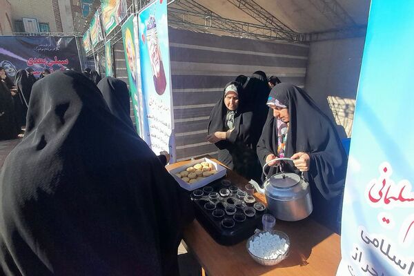 برگزاری غرفه و مواکب فرهنگی به‌مناسبت سالگرد حاج قاسم سلیمانی در صباشهر