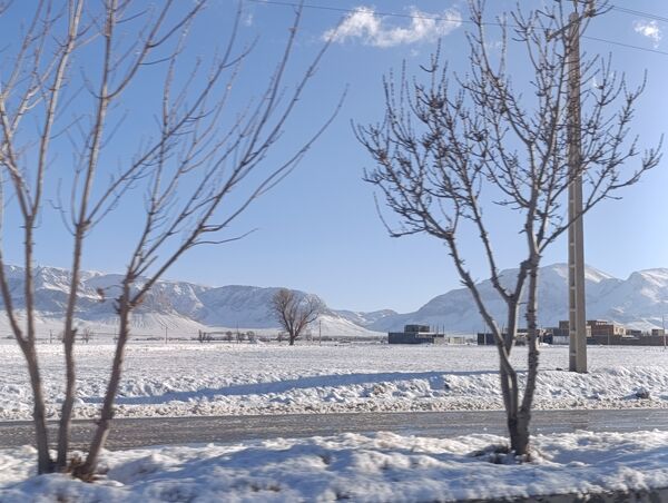 برف زمستانی مهمان شهرستان کیار شد