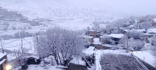 بارش برف در میانکوه