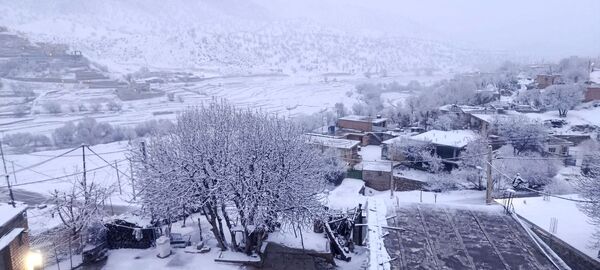 بارش برف در میانکوه