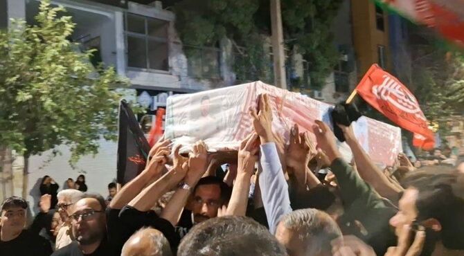 ملایر در سوگ شهید «علیرضا فتحی» به پا خاست