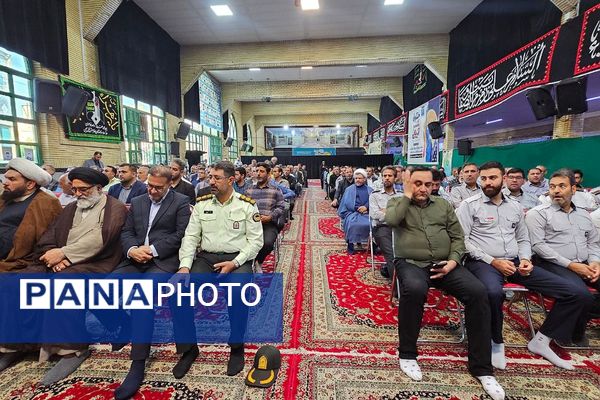 مراسم سالروز شهادت شهید بهشتی و ۷۲ یار انقلاب و چهلمین روز از شهادت رییس‌جمهور و شهدای خدمت در ورامین