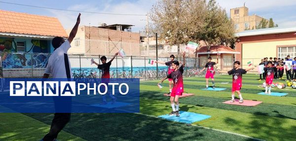 افتتاحیه المپیاد ورزشی درون مدرسه ای شهید بهشتی 