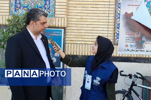 حضور مردم و  فرهنگیان متدین ملارد در صفوف نماز جمعه 