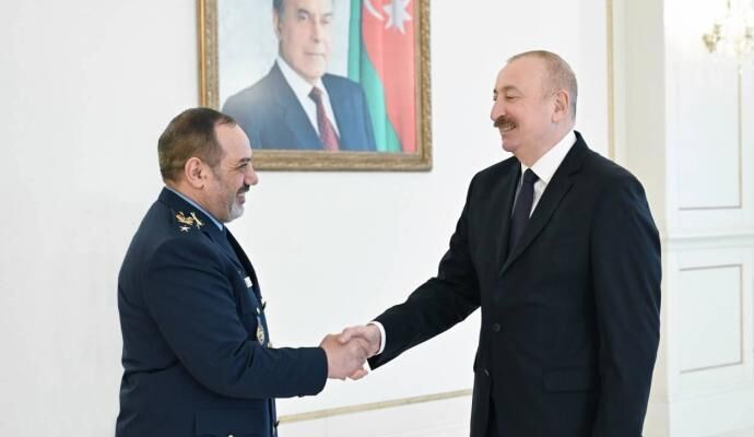 دیدار امیر نصیرزاده با رئیس‌جمهور آذربایجان