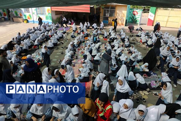 هفته‌ای به رنگ سلامت در آموزشگاه شاهد فرهنگ