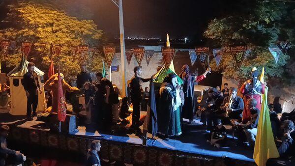 برگزاری مراسم شام غریبان در دهستان رزق آباد
