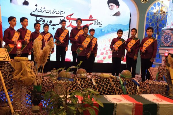 برگزاری یادواره شهدای طلبه و روحانی استان خراسان شمالی در امامزاده عباس بن موسی بجنورد 