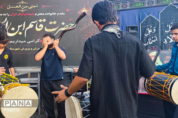 جلوه شور حسینی نوجوانان کوهچنار در آیین «احلی من العسل» - 1