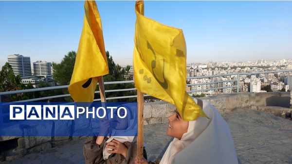 مراسم عطر افشانی مزار شهدای گمنام حبل نور کوهسنگی مشهد مقدس