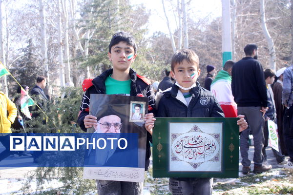 راهپیمایی ۲۲ بهمن در شهرستان نظرآباد 