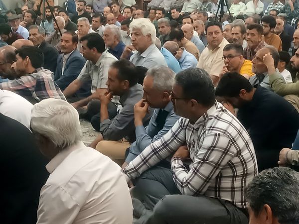 مراسم نخستین سالگرد شهادت شهدای خدمت در مسجد الهادی نیشابور 