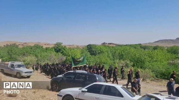 عزاداری شهادت اباعبدالله الحسین(ع) در روستای ابرجس