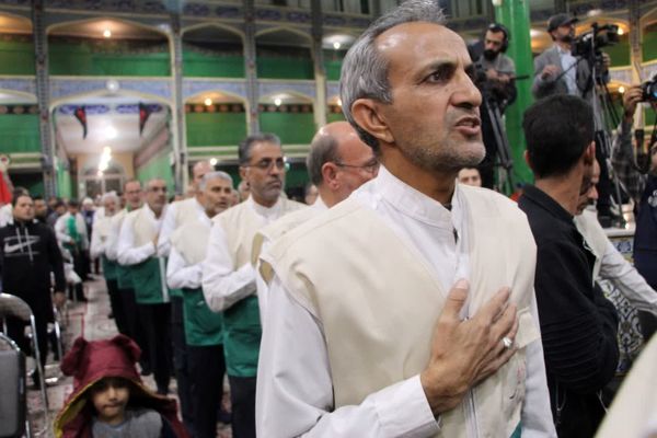 مراسم قرار هشتم و سالگرد حاج قاسم در یزد 