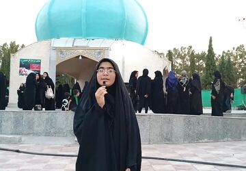 برگزاری عزاداری احلی من العسل  در بهاباد