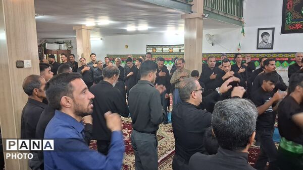 حضور نماینده شهرستان های بیرجند، درمیان و خوسف در مجلس شورای اسلامی در عزاداری  روستای حسن آباد