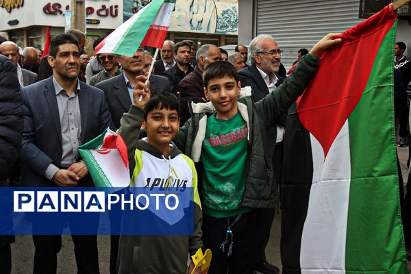 راهپیمایی روز قدس در زنجان 