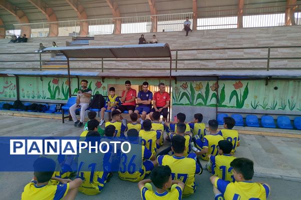 برگزاری مسابقات فوتبال در راستای اجرای «طرح ملی میدان پویا» در ناحیه دو شهرری 