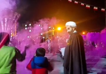 شور و نشاط نوجوانان پردیسان قم در  22 بهمن