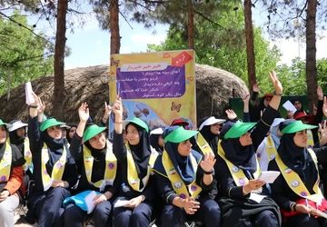 برگزاری پیش اردوی ملی پیشتازان دختر کرمانی