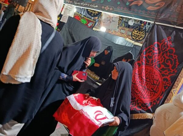 برپایی موکب دختران بصیرا در بجنورد 