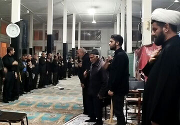 دومین شب از لیالی قدر در مسجد جامع شهر بهمن