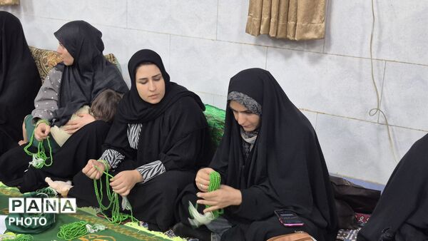 مراسم شب پایانی ماه صفر در بیت‌الزهرا(س) تپه نورالشهدا فارسان