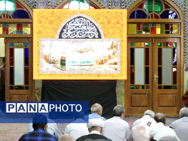 گرامیداشت شهدای هفته دولت در مسجد حظیره یزد