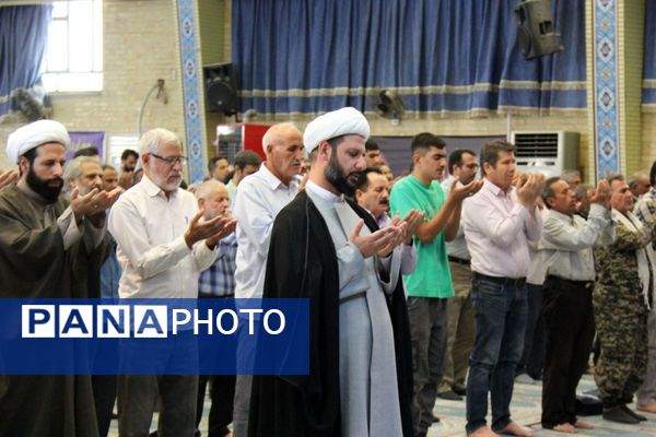 حضور پرشور فرهنگیان و دانش آموزان در نماز جمعه صفادشت ملارد 