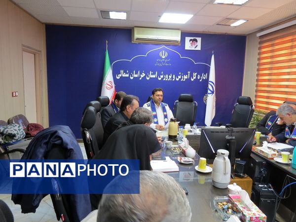 جلسه شورای برنامه‌ریزی سازمان دانش‌آموزی در اداره‌کل آموزش پرورش خراسان شمالی