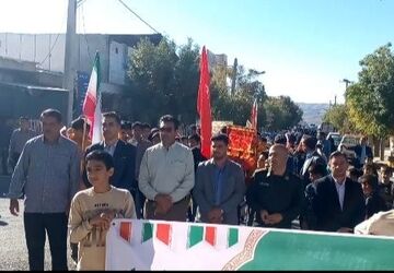 برگزاری راهپیمایی یوم الله ۱۳ آبان در شهر میمه