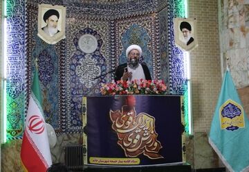 اقامه نماز جمعه در شهرستان خاتم