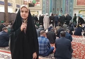 مراسم سالگرد شهادت حاج قاسم سلیمانی در مسجد امام حسن مجتبی مهریز 