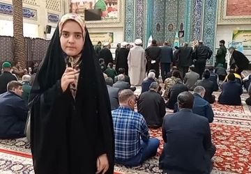 مراسم سالگرد شهادت حاج قاسم سلیمانی در مسجد امام حسن مجتبی مهریز 
