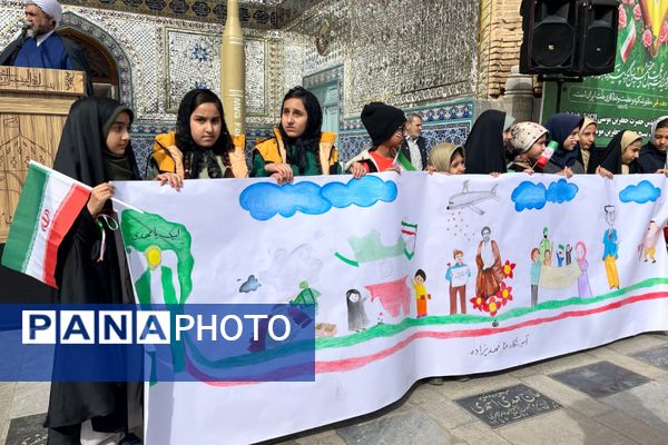 شور انقلابی در پیشوا، همه یکصدا برای ایران در 22 بهمن