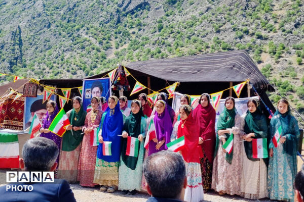 مهمان نوازی مردم انقلابی و غیور روستای پل بریده از مسئولین و رزمندگان