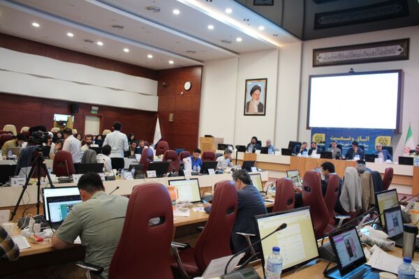 اتاق کنترل وضعیت ستاد انتخابات شهر مشهد
