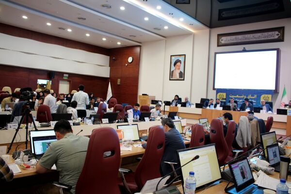 اتاق کنترل وضعیت ستاد انتخابات شهر مشهد