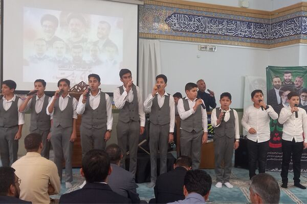 مراسم چهلمین روز شهادت شهید خدمت آیت الله رئیسی و همراهان 