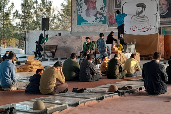 برگزاری اولین سالگرد شهادت شهید دهه هشتادی مدافع امنیت 