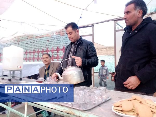 موکب مردمی شاهزاده علی اصغری فدافن میزبان عشاق مهدی موعود(عج)