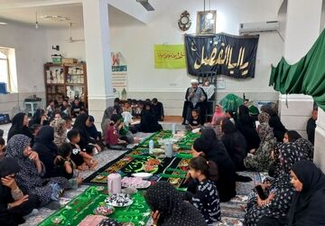 اجتماع بزرگ شیرخوارگان حسینی در شهر شمیل بندرعباس