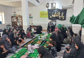 اجتماع بزرگ شیرخوارگان حسینی در شهر شمیل بندرعباس