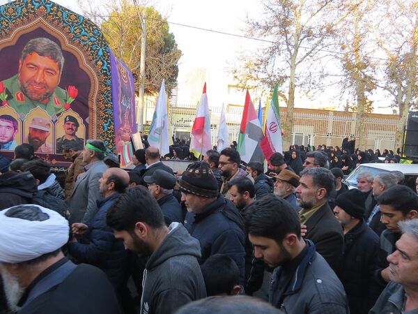 استقبال از شهدای گمنام در شهرستان بجنورد 