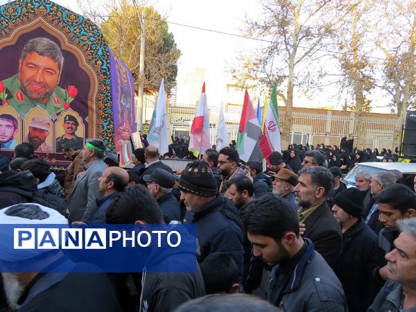 استقبال از شهدای گمنام در شهرستان بجنورد 