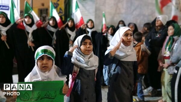 مراسم چهلمین روز شهادت رهبر شهید انقلاب اسلامی در منطقهٔ خزل